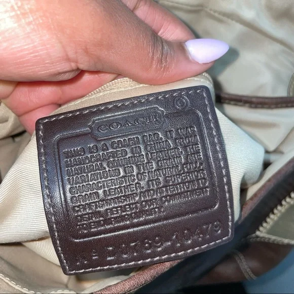 VTG COACH BOHO 90 Y2k Leather & Suede Brown Soho flap 10479  VERY RARE Bag - Picture 13 of 13